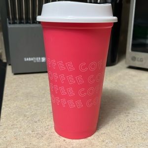 Brand new Starbucks pink coffee cup